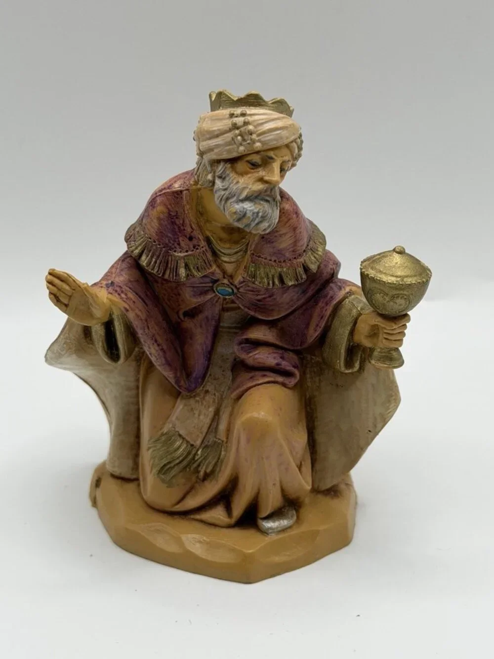 Fontanini‎ 5” Kneeling King Wiseman GASPAR Nativity Depose Italy 1992